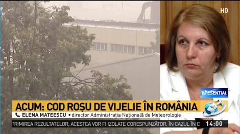 Alertă meteo. Cod roșu de vijelie în România