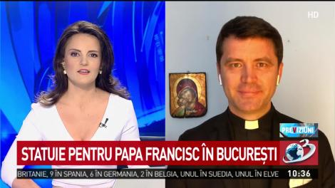 Statuie pentru Papa Francisc, &icirc;n București
