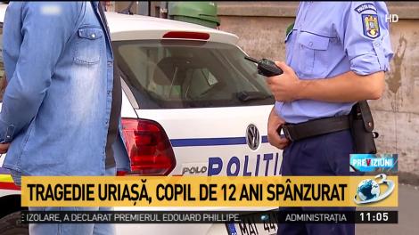 Copil de 12 ani, sp&acirc;nzurat la Botoșani. Băiatul s-ar fi temut să nu fie pedepsit