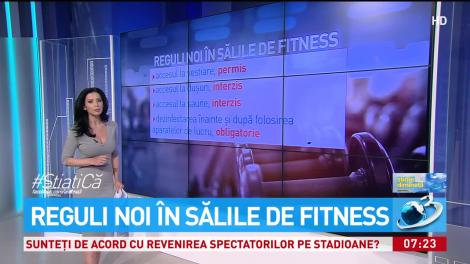 Fitness &icirc;n pandemie! Ce reguli vor trebui respectate &icirc;ncep&acirc;nd cu 15 iunie