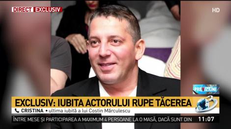 Fosta iubită a lui Costin Mărculescu rupe tăcerea: &rdquo;Nu dădea semne că s-ar sinucide&rdquo;