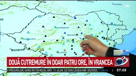 Două cutremure, &icirc;n noaptea de joi spre vineri, &icirc;n Rom&acirc;nia