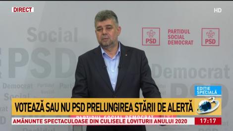 Marcel Ciolacu, despe starea de alertă: Nu va fi prelungită cu mai mult de 15 zile