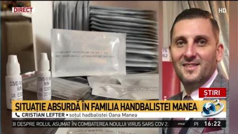 Situaţie absurdă &icirc;n familia Oanei Manea. Soţul handbalistei, plasat &icirc;n carantină forţată