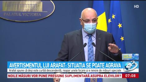 Raed Arafat, un nou avertisment pentru români: ”Situația se poate agrava oricând!” Numărul de internări la Terapie Intensivă a crescut fulminant în ultimele zile