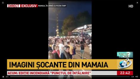 Imagini uluitoare surprinse în Mamaia. Sute de turiști au uitat de distanțarea socială și s-au îmbulzit în centrul stațiunii