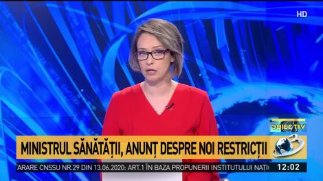 România revine la starea de urgență?! Ministrul Sănătății, anunț de ultimă oră: ”Vom lua noi măsuri de restricție!”
