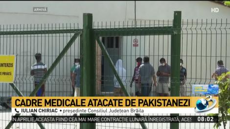 Cadre medicale agresate, la Brăila! Muncitorii pakinstanezi au distrus spitalul în care sunt internați: „Probabil se simt foarte bine!”