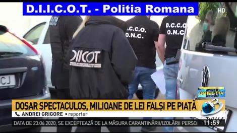 Dosar spectaculos, milioane de lei falşi pe piaţă