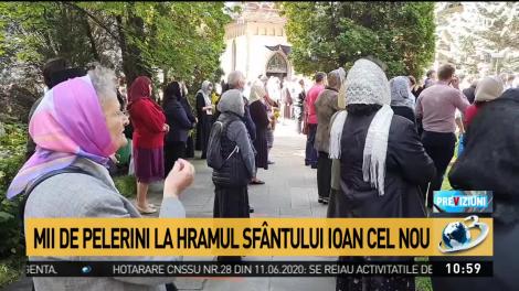 Mii de pelerini la hramul Sf&acirc;ntului Ioan Cel Nou