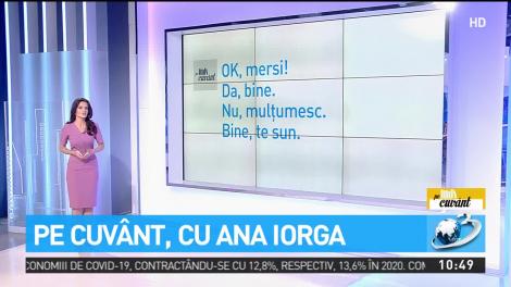 Ana Iorga le răspunde telespectatorilor emisiunii ''Pe cuv&acirc;nt''