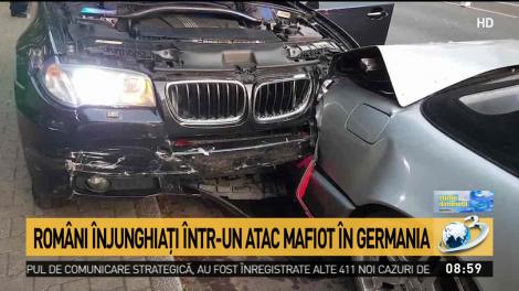Trei români, înjunghiați într-un atac mafiot, în Germania! Polițiștii au crezut că a fost vorba despre un accident! Atenție, imagini tulburătoare! VIDEO