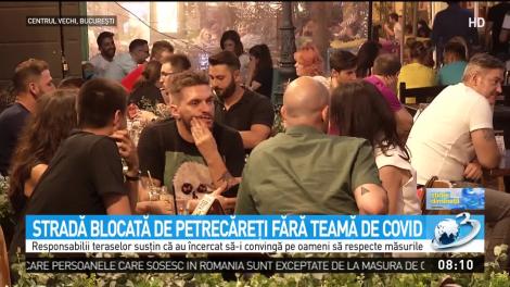 Petreceri cu o mulțime de tineri în Centrul Vechi ai Capitalei, în plină pandemie de coronavirus