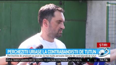 Acţiune de mare amploare &icirc;n Bucureşti şi şase judeţe! Poliţiştii au ridicat cinci tone de tutun conrtafăcut