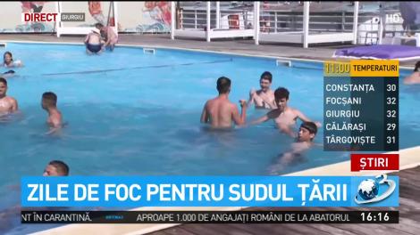 Zile de foc pentru sudul ţării