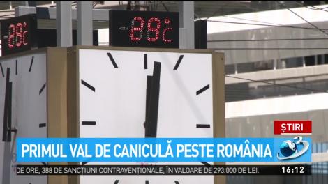 Primul val de caniculă peste Rom&acirc;nia
