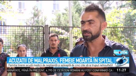 O mamă tânără a murit în spital, în timpul unei proceduri banale. Familia așteaptă de cinci zile să îi primească trupul: „Tati, când o aduci pe mami să o îngropăm?”