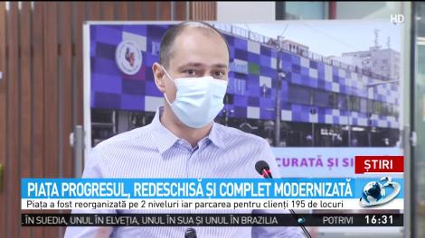 Piaţa Progresul, redeschisă şi complet modernizată