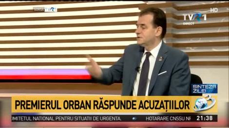 Premierul Orban răspunde liderilor din Opoziție: Bat câmpii. Habar nu aveau!