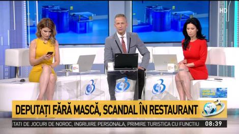 Deputaţi fără mască, scandal &icirc;n restaurant