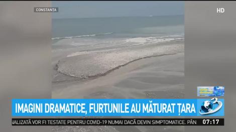 Imagini dramatice! Furtunile au măturat ţara
