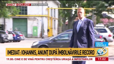 Klaus Iohannis vizitează Institutul Cantacuzino din Capitală