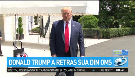 Donald Trump a retras SUA din OMS