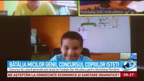 Bătălia micilor genii, concursul gratuit dedicat copiiilor isteţi