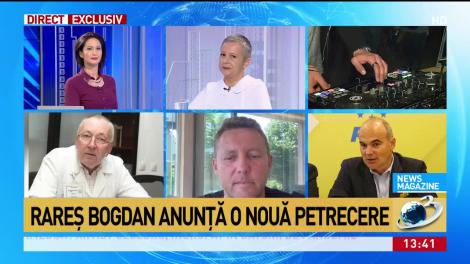 Rareş Bogdan anunţă o nouă petrecere