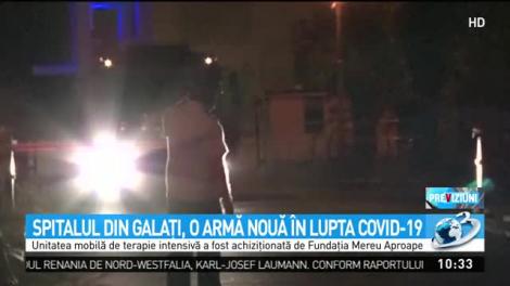 Spitalul din Galați, o armă nouă în lupta COVID-19