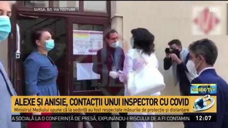 Alexe și Anisie, contacții unui inspector cu COVID