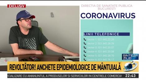 Revoltător! Anchete epidemiologice de m&acirc;ntuială