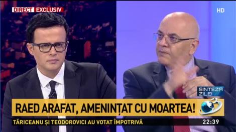 Raed Arafat, despre ameninţările cu moartea: Am fost la DIICOT şi am depus plângere!