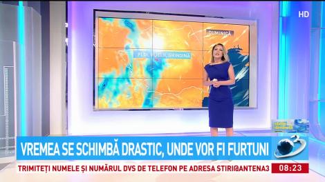 Vremea se schimbă drastic, unde vor fi furtuni