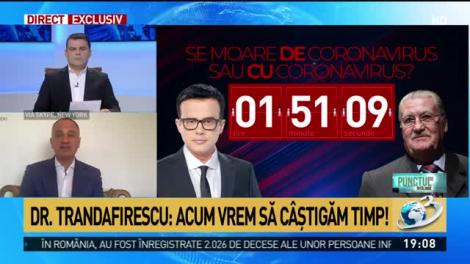 Medicul Theo Trandafirescu, din New York: ”Imunoterapia, componenta-cheie în tratarea pacienților cu COVID-19!”