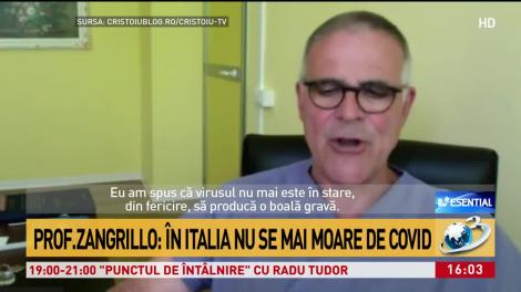 Coronavirusul, învins în Italia. Dezvăluiri uimitoare făcute de un medic:”Nimeni nu mai moare de COVID-19 de cel puțin două luni!”