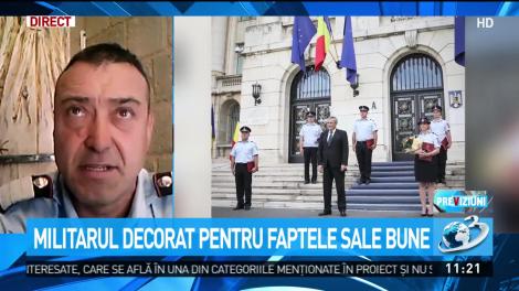 Mihai Adrian Băncilă, militarul decorat pentru faptele sale bune