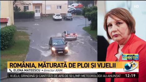 Directorul ANM anunţă o nouă avertizare de ploi puternice şi vijelii