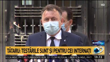 Nelu Tătaru: Testările sunt și pentru cei internați