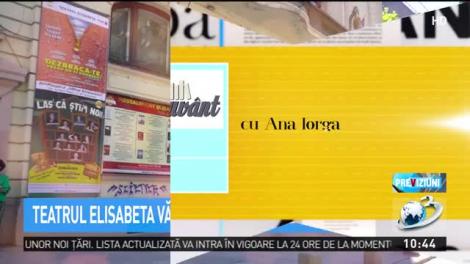Veste bune pentru bucureşteni! Teatrul Elisabeta vă aduce spectacole &icirc;n aer liber
