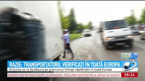 Razie de amploare &icirc;n Bucureşti! Cu ce nereguli au fost prinşi transportatorii