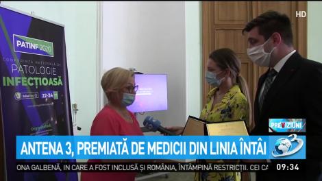 Antena 3, premiată de medicii din linia &icirc;nt&acirc;i