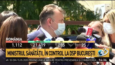 Ministrul Sănătăţii, în control la DSP Bucureşti