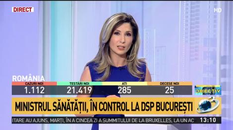 Ministrul Sănătăţii, în control la DSP Bucureşti