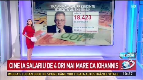 Cine ia salariu de 4 ori mai mare ca Iohannis