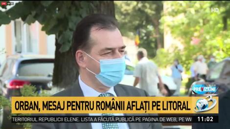 Mesajul lui Ludovic Orban pentru turiştii care merg pe litoral