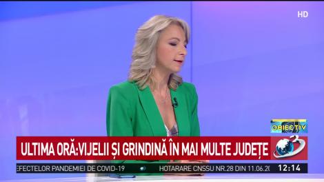 Ultima oră: Vijelii şi grindină &icirc;n mai multe judeţe