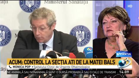 Monica Pop: Mi se pare extrem de gravă afirmația cum că bolnavii nu au primit tratament și au decedat fără tratament