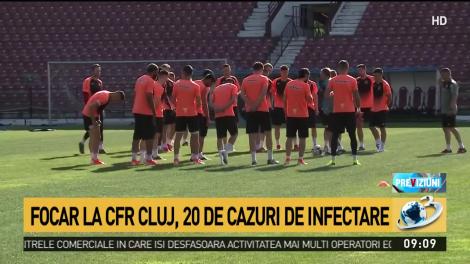 Focar la CFR Cluj, 20 de cazuri de infectare