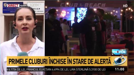 Primele cluburi &icirc;nchise &icirc;n stare de alertă